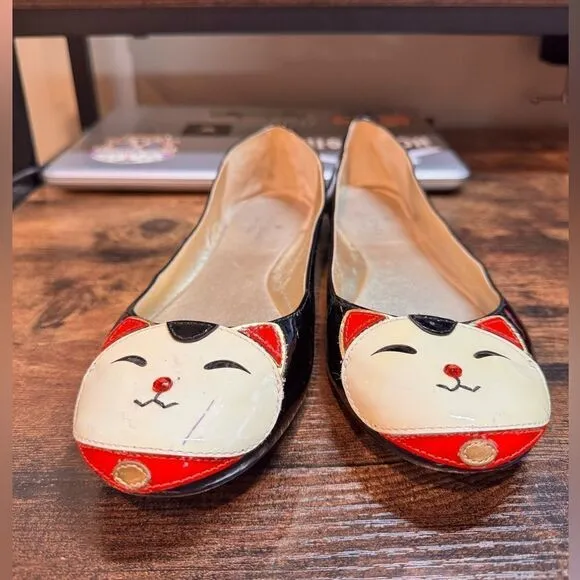 Kate Spade Patent Fortune Jimi Kitty Shoes size 8.5
