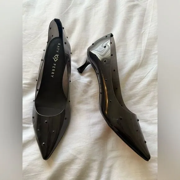 Katy Perry | NWOT The Golden Studded Pump Size 9.5 (Black)
