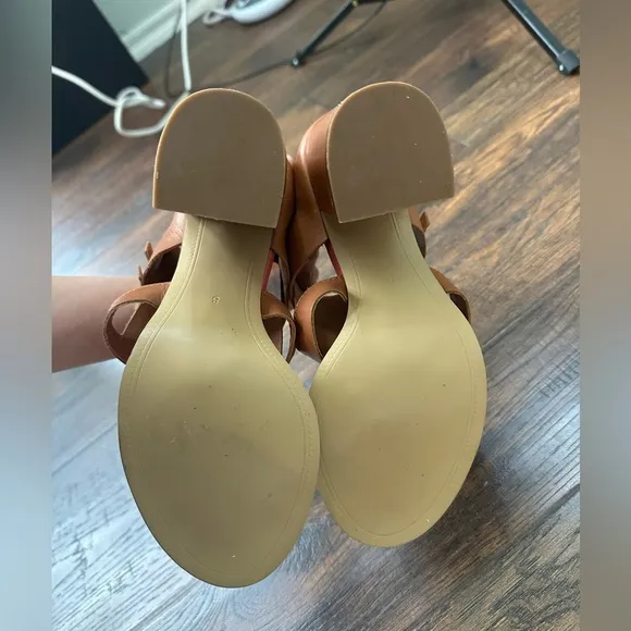 Kelsi Dagger | Gina Brown Vachetta Belted Cutout Strappy Sandals