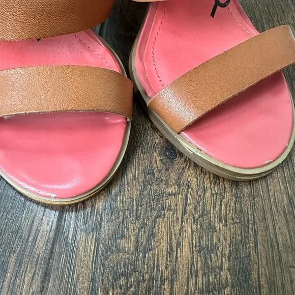 Kelsi Dagger | Gina Brown Vachetta Belted Cutout Strappy Sandals