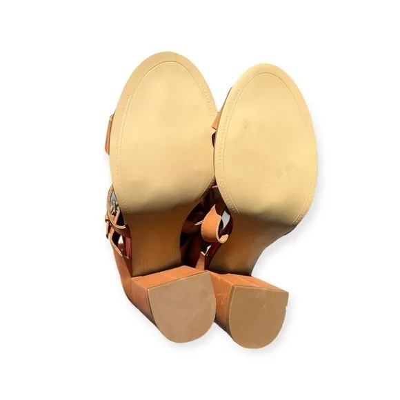 Kelsi Dagger | Gina Brown Vachetta Belted Cutout Strappy Sandals