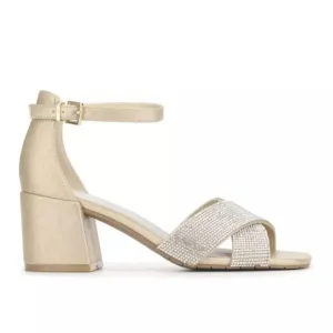 Kenneth Cole Reaction Women's Mix X-Band Jewel Heeled Sandal Platform