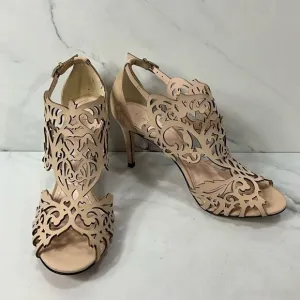 KLUB NICO Leather Laser Scroll Cut Heels