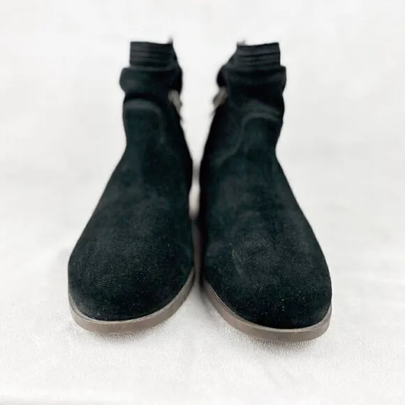 Koolaburra by UGG Women's Lorelei Fashion Boot Black Suede Booties, Size US 8