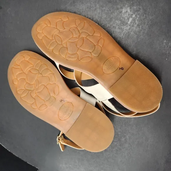 Kork Ease sandals women's 9M cream leather Bryleigh ankle strappy summer new$120