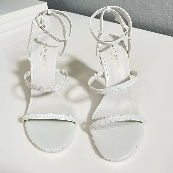 KURT GEIGER LONDON Portia Drench Stud Embellished Strappy Sandals