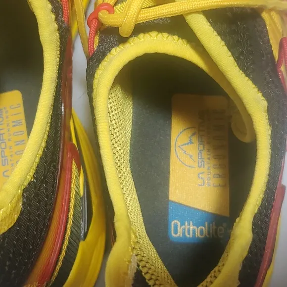 LA SPORTIVA mutant 9.5 M men's running  sneakers yellow/black may run small