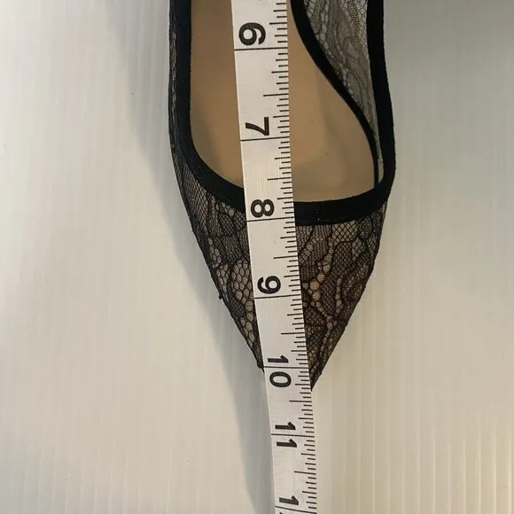 L’AGENCE Simone Lace Pump Black Size 39 Heels Classic Office Party Date Wedding