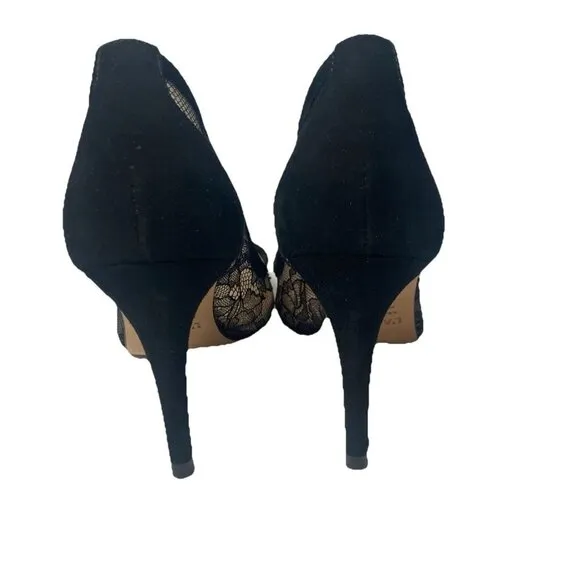 L’AGENCE Simone Lace Pump Black Size 39 Heels Classic Office Party Date Wedding