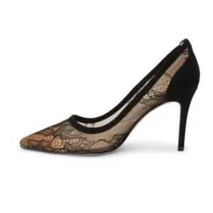 L’AGENCE Simone Lace Pump Black Size 39 Heels Classic Office Party Date Wedding