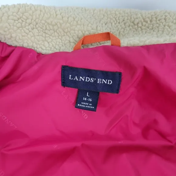 Lands' End Womens Jacket Sz Large EUC