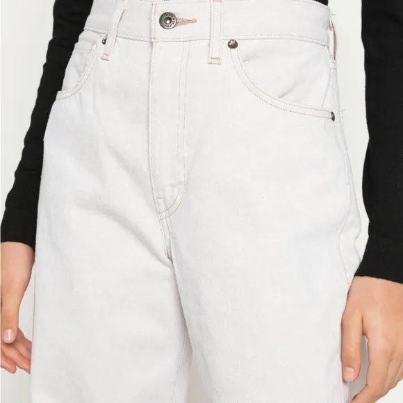 LEVIS Made &amp; crafted Column Jeans High-rise sand Japanese denim Straight leg 32”