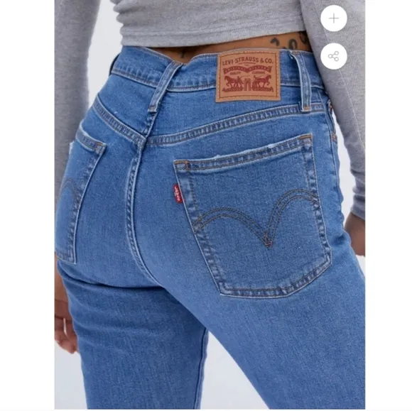 Levi's WEDGIE High Rise Skinny Jeans Size 24 25