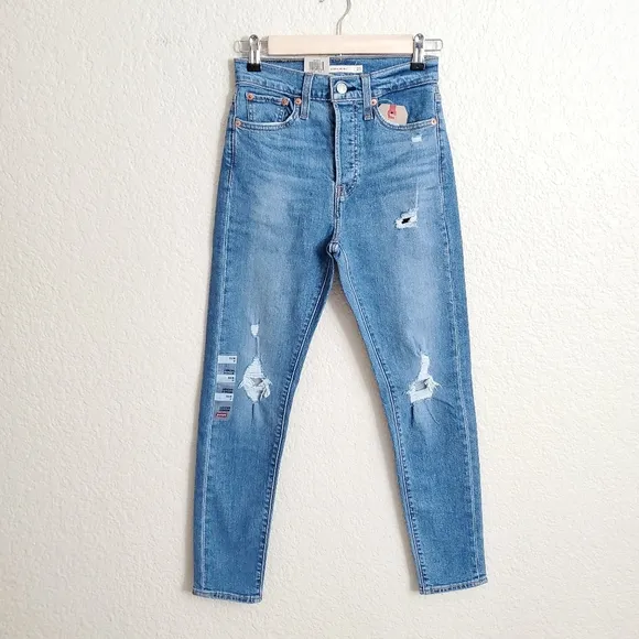 Levi's WEDGIE High Rise Skinny Jeans Size 24 25