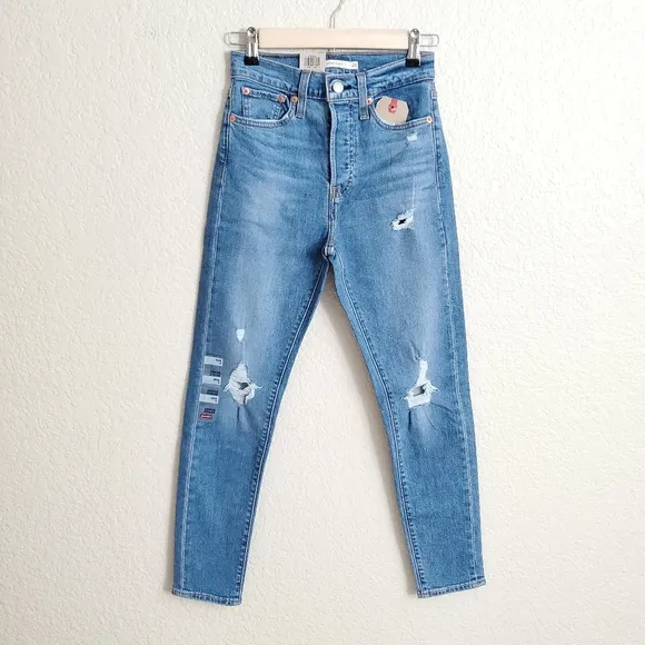 Levi's WEDGIE High Rise Skinny Jeans Size 24 25