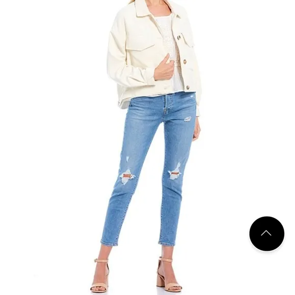 Levi's WEDGIE High Rise Skinny Jeans Size 24 25
