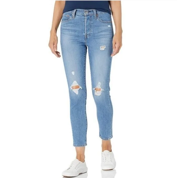 Levi's WEDGIE High Rise Skinny Jeans Size 24 25