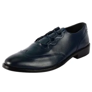 LIBERTYZENO Men's Navy Lace-Up Shoes