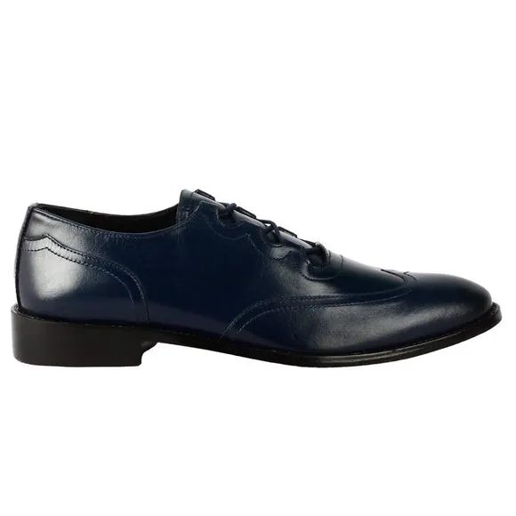 LIBERTYZENO Men's Navy Lace-Up Shoes