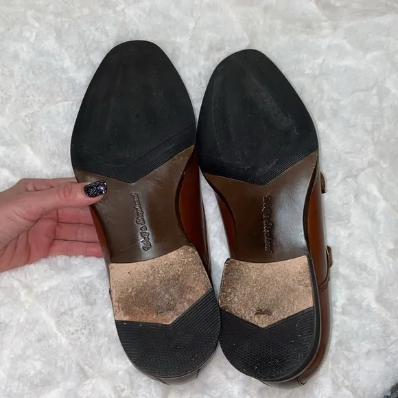 Like new Wolf &amp; Shepard monk strap dress shoes.