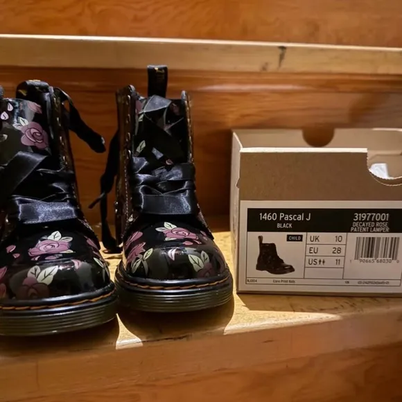 Limited Edition Kids Doc Martens Flower Shoes