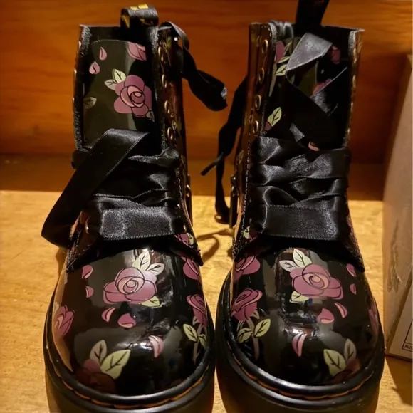 Limited Edition Kids Doc Martens Flower Shoes
