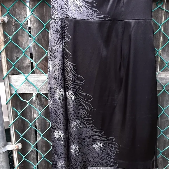 London Times One Shoulder Satin Cocktail Dress Size 12