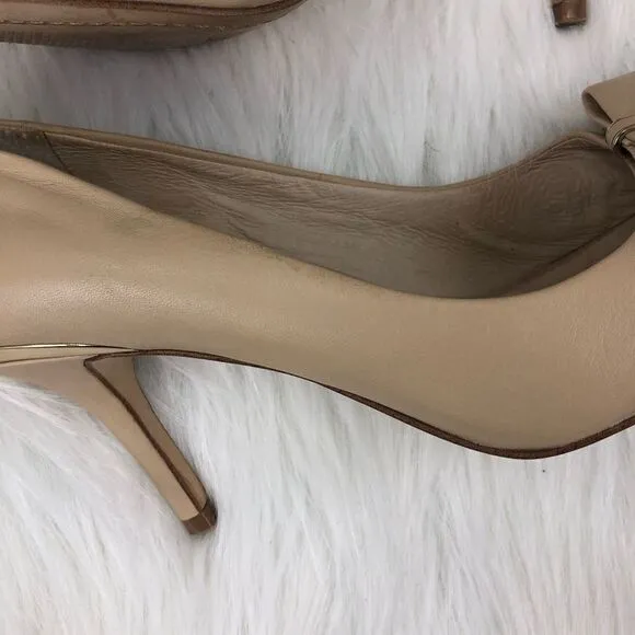 Louise et Cie Leather Nadia Peep Toe Heels