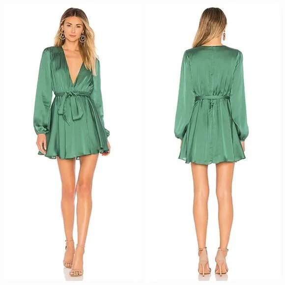 Lovers and Friends Ivy Dress in Green XS