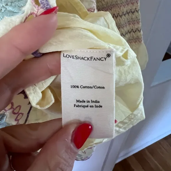LoveShackFancy Freja Mini Dress Size 2