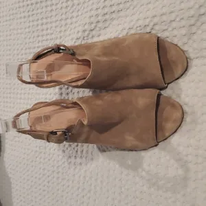 Madewell The Irene Suede Open Toe Mule Sandal Size 8 (#21)
