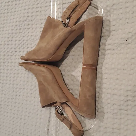 Madewell The Irene Suede Open Toe Mule Sandal Size 8 (#21)