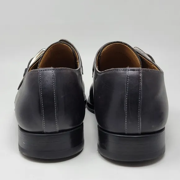 Magnanni Single Monk Straps Leather Men's Formal Dress Shoes 19736 Size 7M