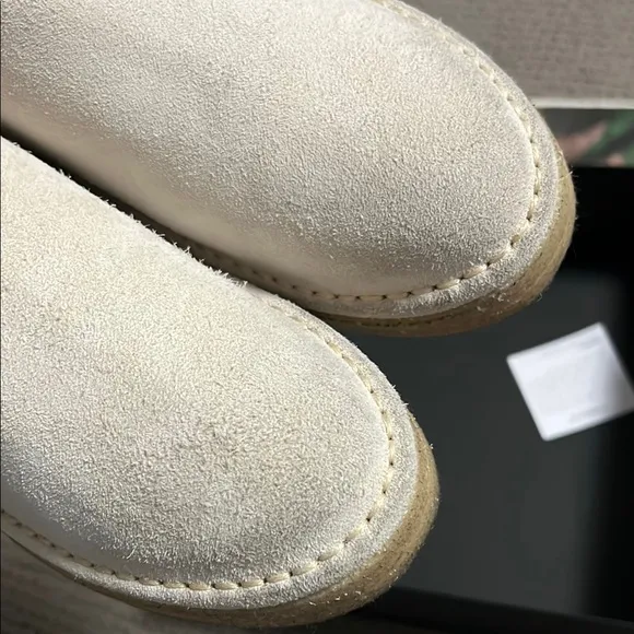 Marsell Cream Ankle Booties Parapa Beatles style