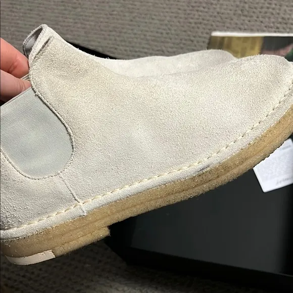 Marsell Cream Ankle Booties Parapa Beatles style
