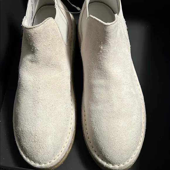 Marsell Cream Ankle Booties Parapa Beatles style