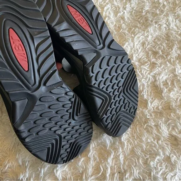 MBT Black Leather Strappy Sandals