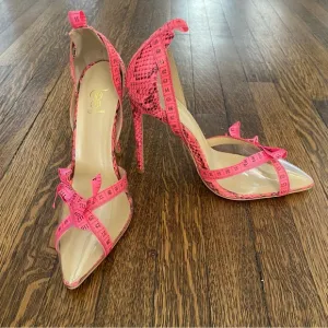 Measure Up Pumps (Pink) by The Rustic Shoebox Sz 8.5