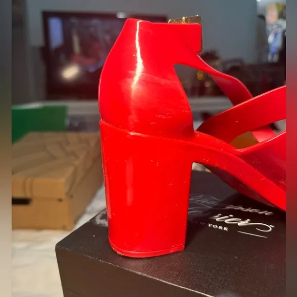 Melissa Model Heel Sandal in Red