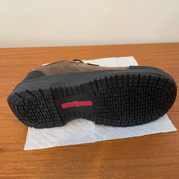 Men - Orthofeet Dolomite Brown Work Shoes - NWT - 10W