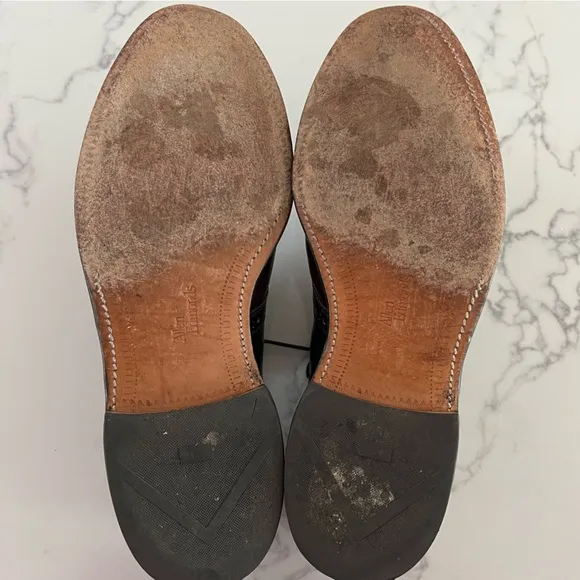 Men's Black and Brown Oxford Shoes