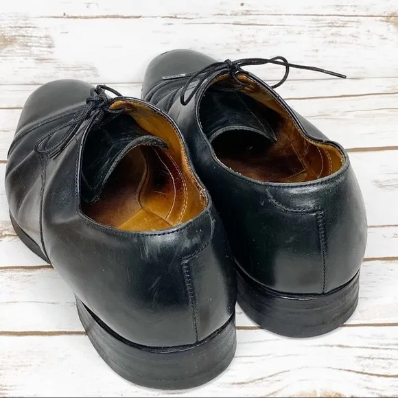 Men's Chapman &amp; Moore Thomas Cap Oxford Black Shoe