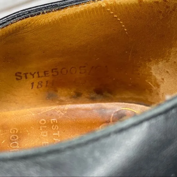 Men's Chapman &amp; Moore Thomas Cap Oxford Black Shoe