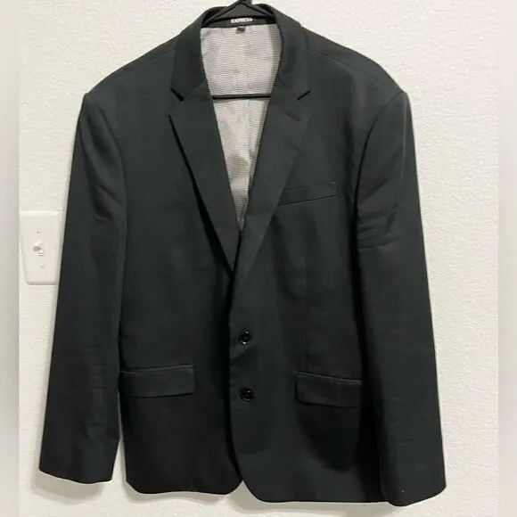 Men’s Express Classic Blazer Black Formal Business Wedding