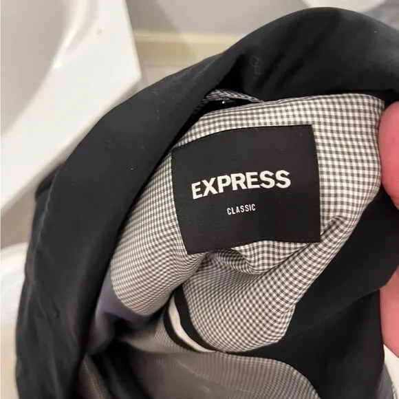 Men’s Express Classic Blazer Black Formal Business Wedding
