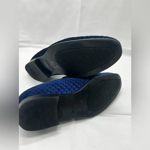 Men's Steve Madden Blue Velvet Lifted Slip-OnLoafer Dress Shoes Sizes 8 (MB1)