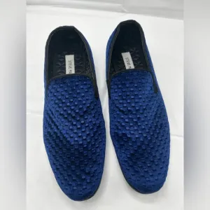 Men's Steve Madden Blue Velvet Lifted Slip-OnLoafer Dress Shoes Sizes 8 (MB1)