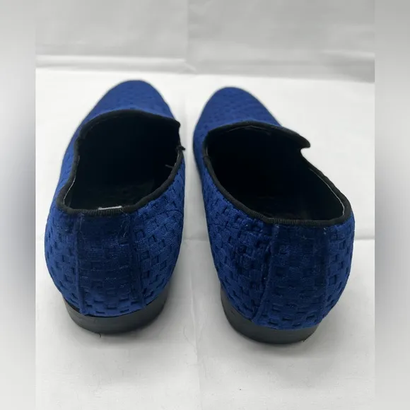 Men's Steve Madden Blue Velvet Lifted Slip-OnLoafer Dress Shoes Sizes 8 (MB1)