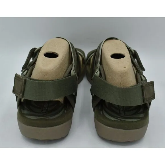 Merrell Women Size 10 Terran 3 Cush Lattice Olive Open Toe Strappy Sandals Shoes