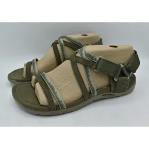 Merrell Women Size 10 Terran 3 Cush Lattice Olive Open Toe Strappy Sandals Shoes